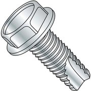 KANEBRIDGE Thread Cutting Screw, 3/8"-16 x 2-1/2 in, Zinc Plated Steel Hex Head Hex Drive 37403W